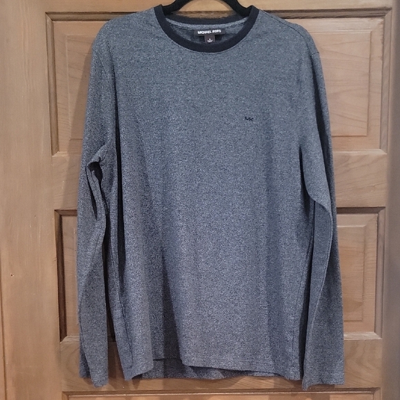 Michael Kors Heather Gray Long Sleeve Tee - Picture 1 of 8
